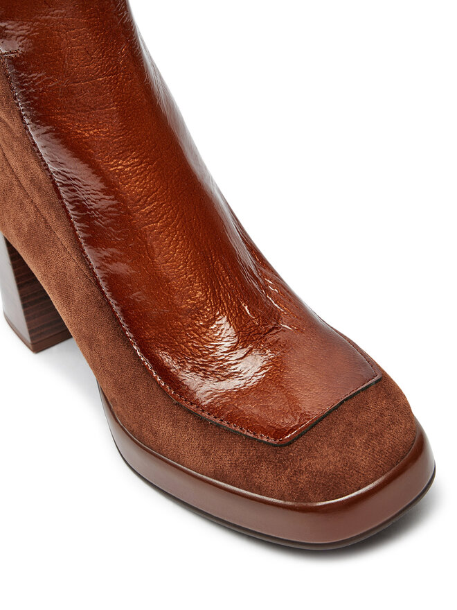 Hispanitas Botki Hispanitas Velour Str-I24 HI243664 Brązowy
