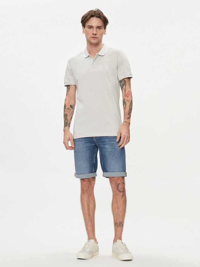 Calvin Klein Jeans Calvin Klein Jeans Poloshirt J30J315603 Grau Slim Fit