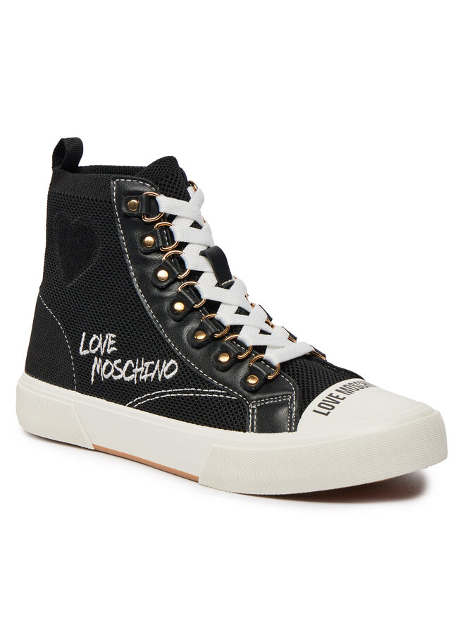 Кеди LOVE MOSCHINO JA15142G1IIY000A Чорний | evzuttya.com.ua
