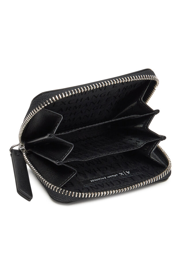 Armani Exchange Малък дамски портфейл Armani Exchange XW001608 AF15324 M2008 Черен