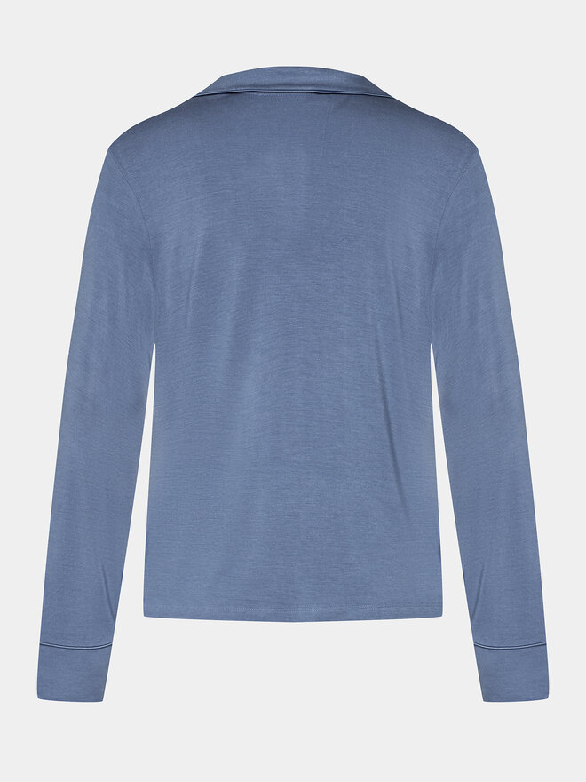 Femilet by Chantelle Femilet by Chantelle Camiseta de pijama Daisy FNB050 Azul Regular Fit