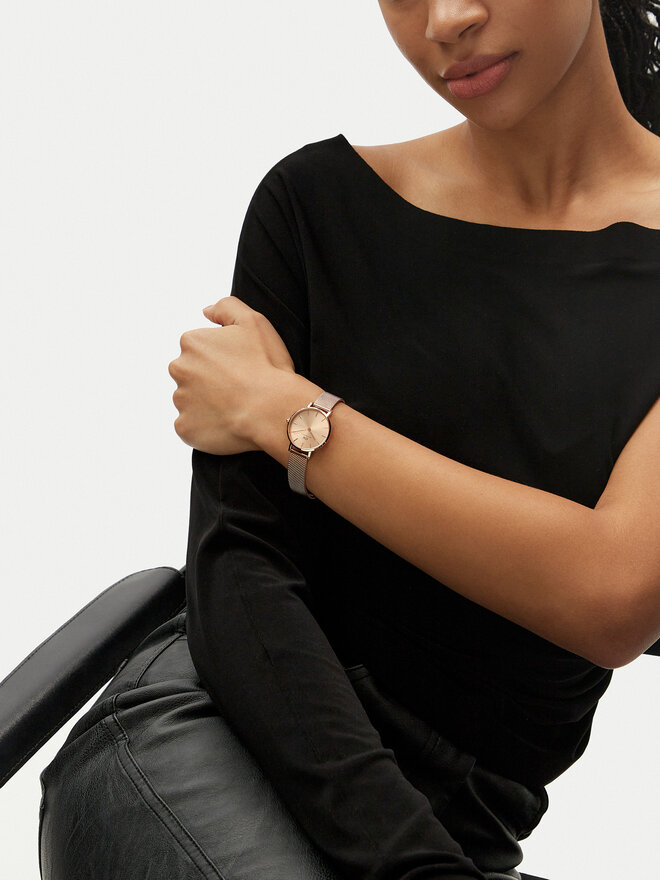 Daniel Wellington Pulkstenis Daniel Wellington Petite Unitone DW00100470 Rozā