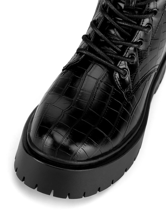 DeeZee Schnürstiefeletten DeeZee HY13123-5 Schwarz