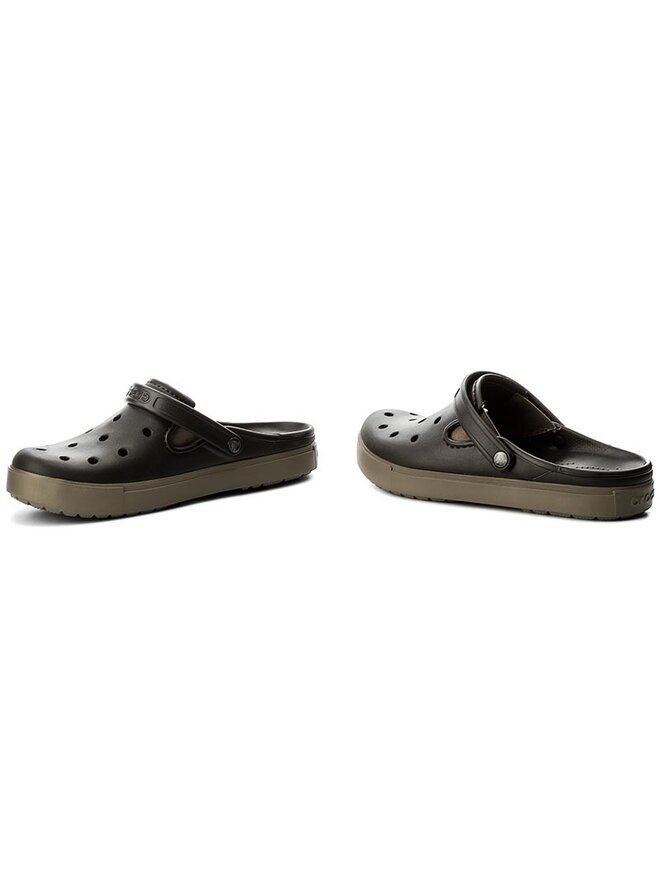 Pantoletten Crocs Citilane Clog 201831 Braun eschuhe.at