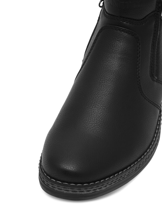 Lanetti Schnürschuhe Lanetti MBS-CARDIFF-10 Schwarz
