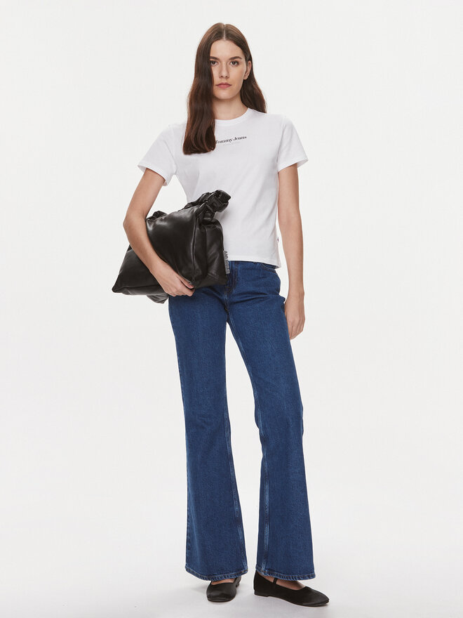 Tommy Jeans Tommy Jeans Marškinėliai Essential DW0DW17359 Balta Regular Fit