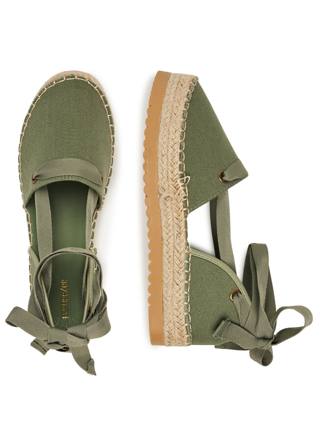 DeeZee Espadryle DeeZee ZYLS093 Zielony