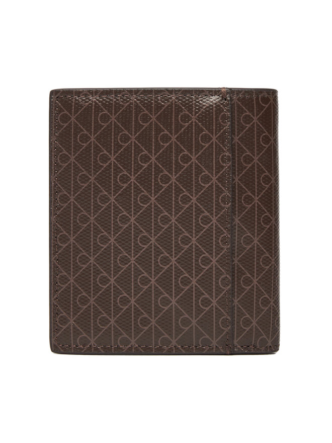 Calvin Klein Geldbörse Calvin Klein Coated Ns Slim Billfold LV04D1084G Braun
