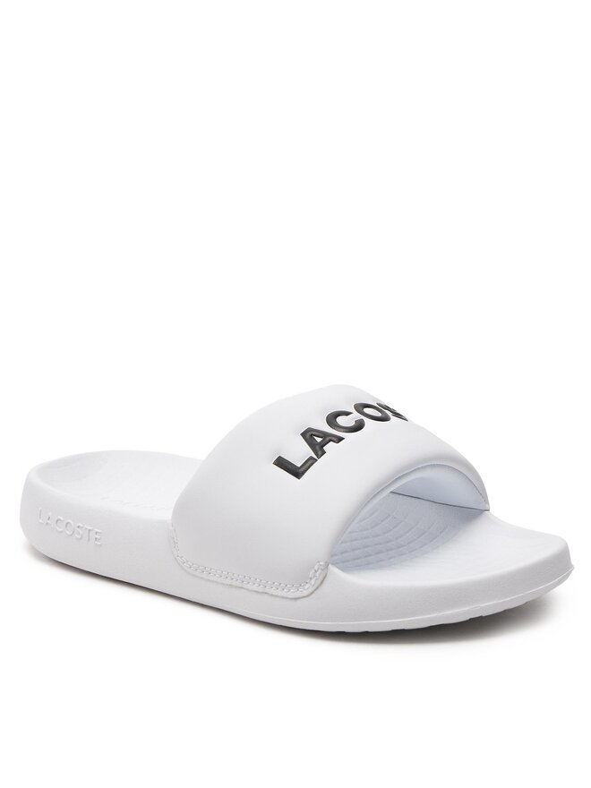 Lacoste Чехли Lacoste Serve Slide 1.0 747CFA0032 Бял