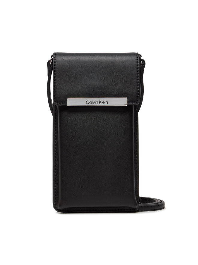 Calvin Klein Torebka na telefon Calvin Klein Ck Linear Phone Crossbody K60K612192 Czarny