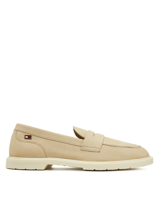 Tommy Hilfiger Loafersy Tommy Hilfiger FW0FW08679 Écru