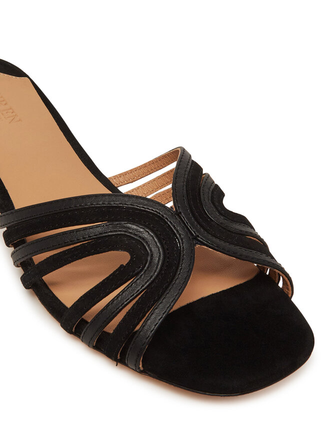 LAUREN RALPH LAUREN Klapki LAUREN RALPH LAUREN Fay 802961818003 Czarny