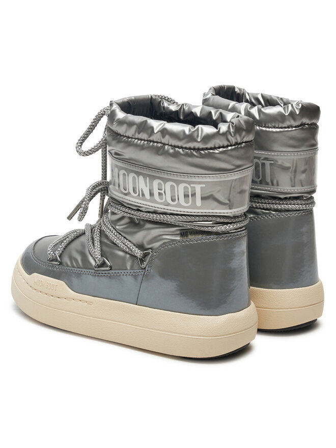 Moon Boot Μπότες Χιονιού Moon Boot Junior Park Boot 80D3440020 Ασημί