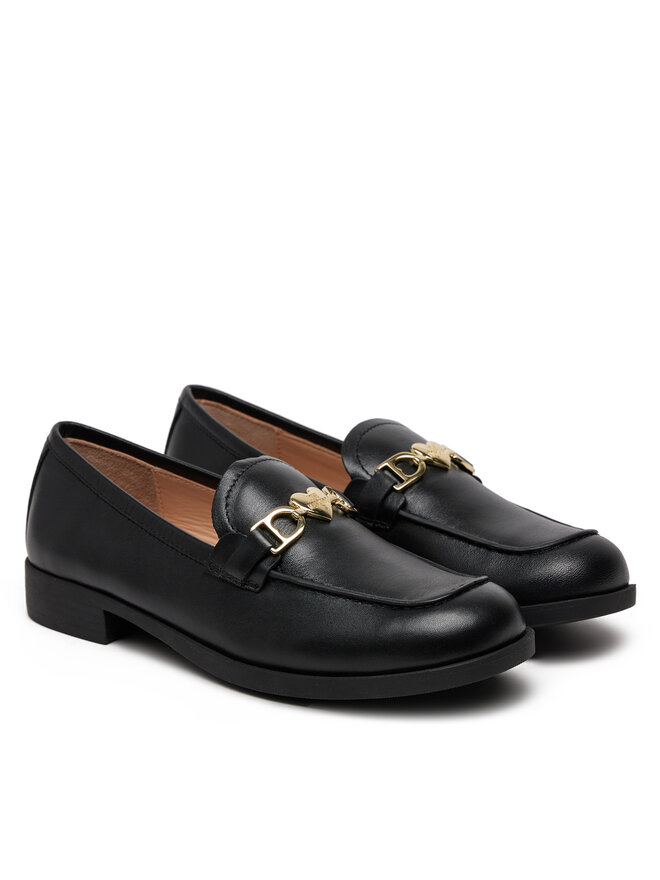 LOVE MOSCHINO Loafersy LOVE MOSCHINO JA10012G1MIA0000 Czarny