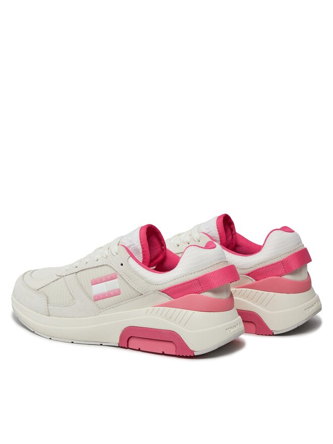 Tommy Jeans Сникърси Tommy Jeans Tjw Runner Combined EN0EN02512 Екрю