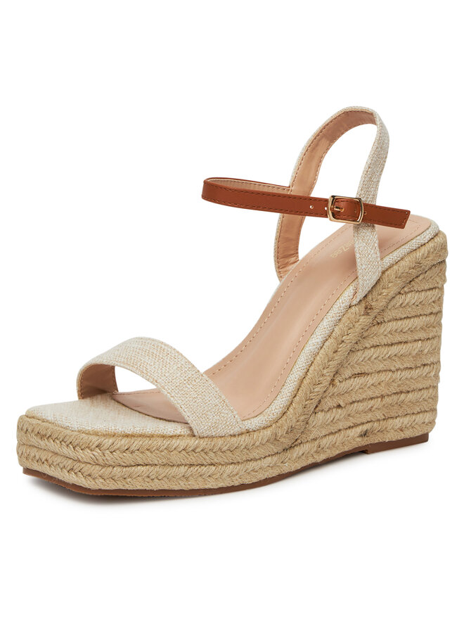 DeeZee Espadryle DeeZee LWSB42-2 Beżowy