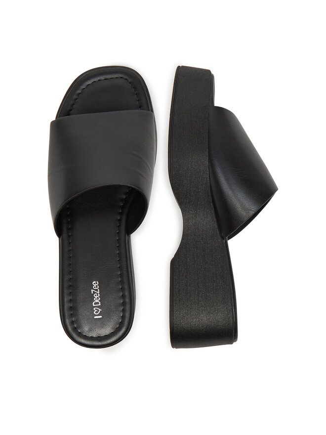 DeeZee Klapki DeeZee ST024206-1 Czarny
