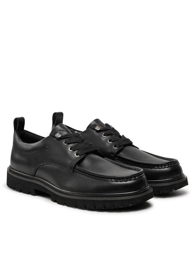 Calvin Klein Jeans Halbschuhe Calvin Klein Jeans Eva Apron Laceup Cd YM0YM01178 Schwarz