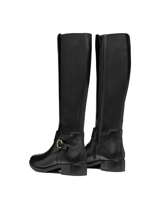 Geox Cizme Geox D Felicity D46G1C 043NH C9999 Negru