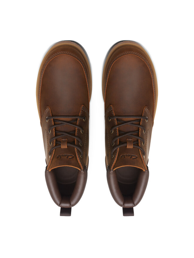 Clarks Schnürstiefeletten Clarks Rossdale Mid 26173452 Braun