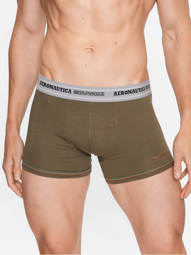 Aeronautica Militare Aeronautica Militare Σετ μποξεράκια 2 τμχ. AM1UBX003 Πράσινο
