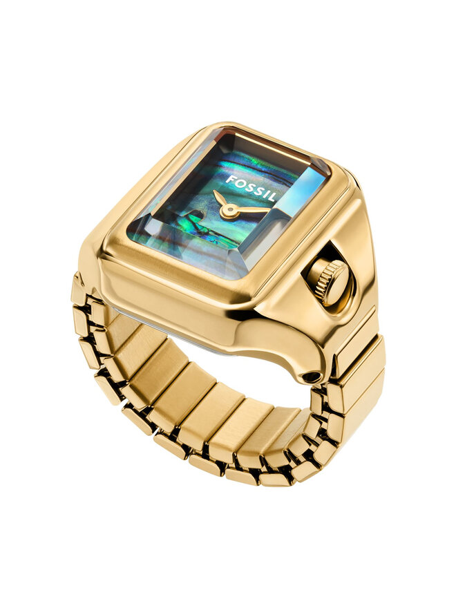 Fossil Pulkstenis Fossil Raquel Watch Ring ES5411 Zelta