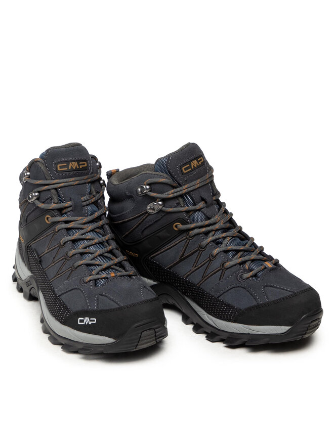 CMP Παπούτσια πεζοπορίας CMP Rigel Mid Trekking Shoe Wp 3Q12947 Γκρι