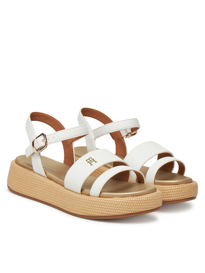 Tommy Hilfiger Espadryle Tommy Hilfiger T3A2-33793-0326 S Biały