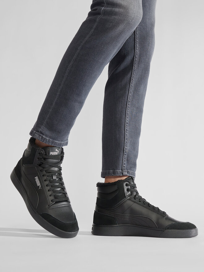 Puma Sneakers Puma Shuffle Mid Fur 387609 01 Nero