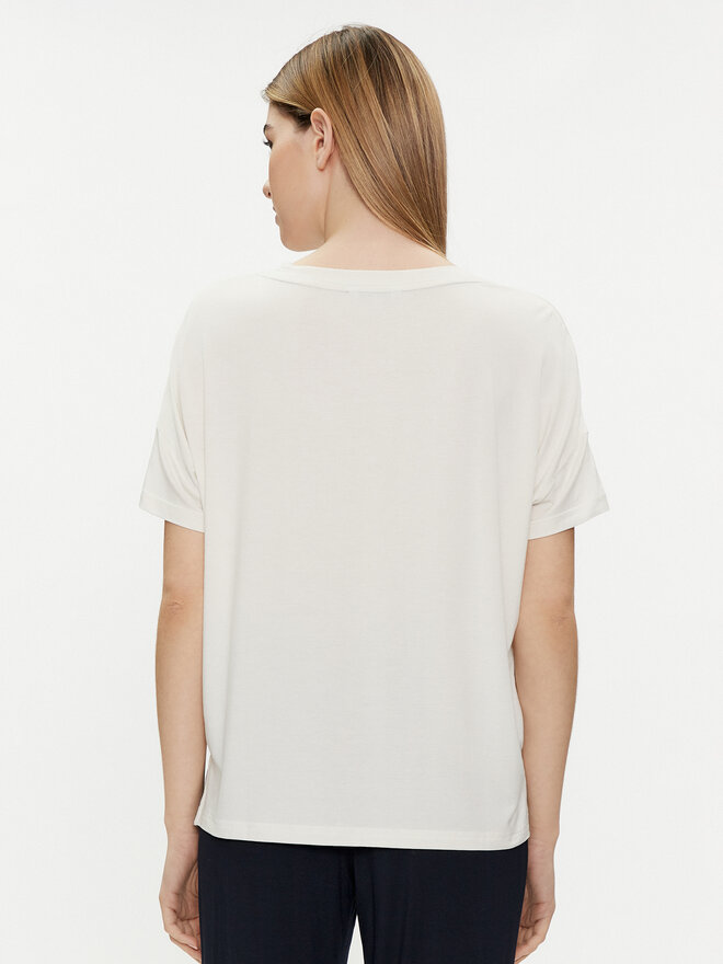 Tommy Hilfiger Tommy Hilfiger Marškinėliai UW0UW05190 Écru Oversize