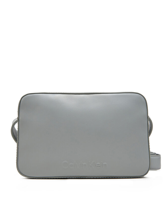 Calvin Klein Borsetta Calvin Klein Embossed Logo Camera Bag K60K612555 Grigio