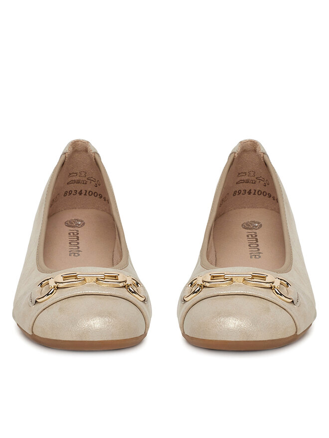 Remonte Ballerinas Remonte D0K10-90 Goldfarben