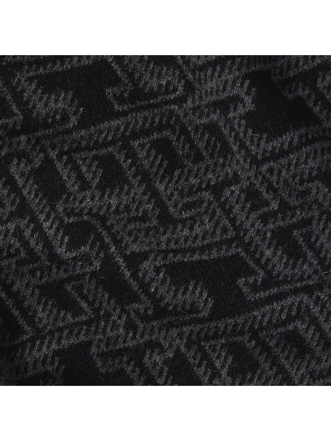 Tommy Hilfiger Šallīte Tommy Hilfiger Monogram Aop Scarf AM0AM12110 Melns