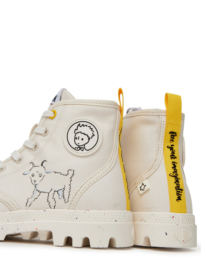 Palladium Trapery Palladium Pampa-Petit Prince 74449-180-M Biały