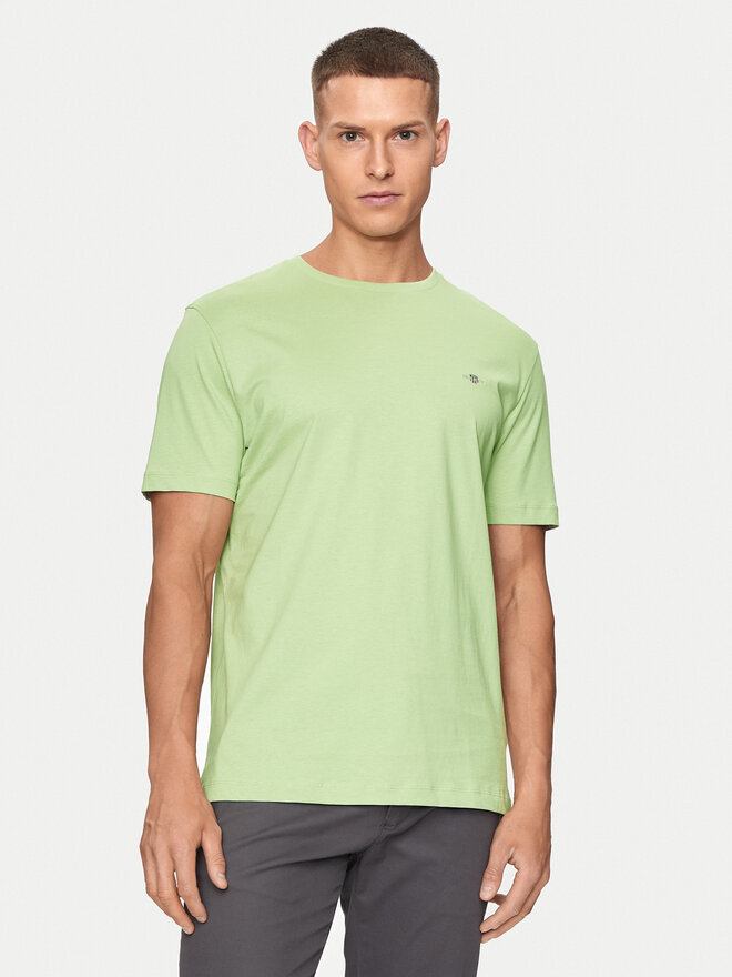 Gant Gant Camiseta Shield 2003184 Verde Regular Fit