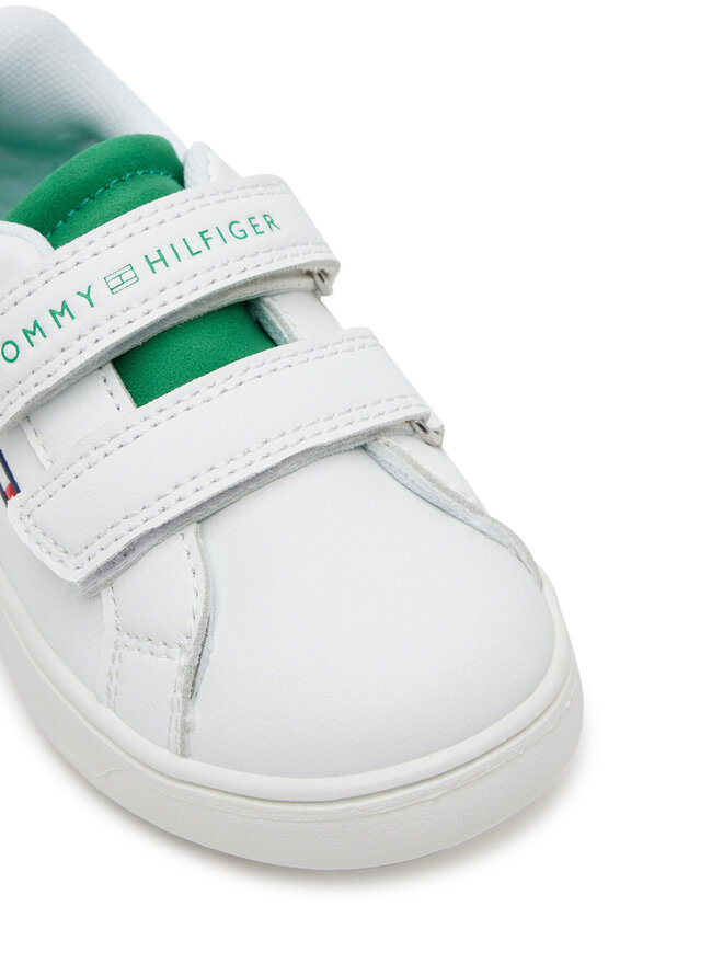 Tommy Hilfiger Sneakers Tommy Hilfiger Low Cut Velcro Sneaker T1X9-33836-1355 M Weiß