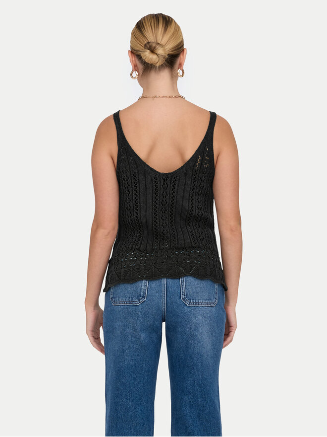ONLY ONLY Top Lyzet 15277573 Schwarz Regular Fit