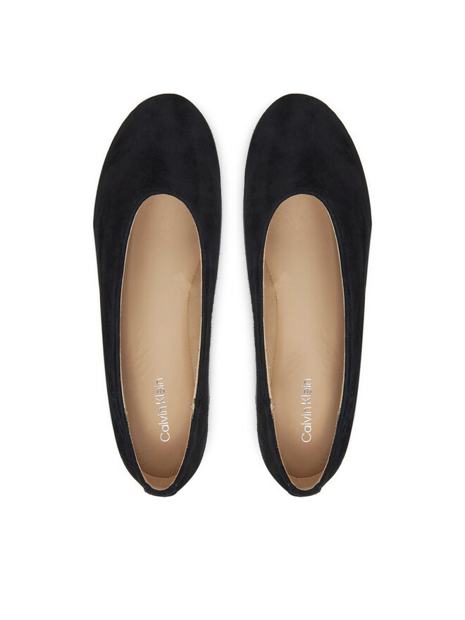 Calvin Klein Balerinke Calvin Klein Ballerina Round Hw Sue HW0HW02565 Crna