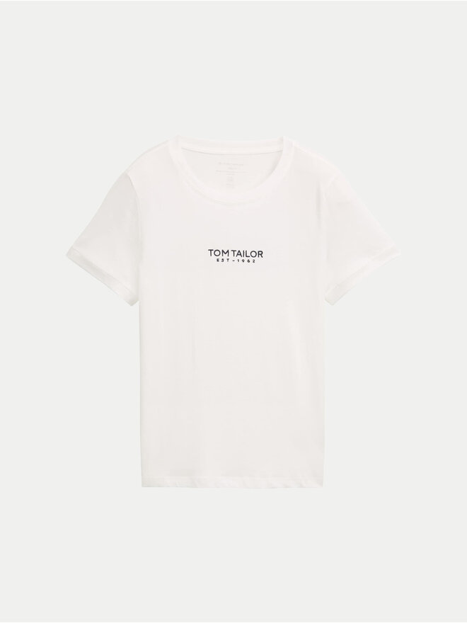 Tom Tailor Tom Tailor Camiseta 1045543 Blanco Regular Fit