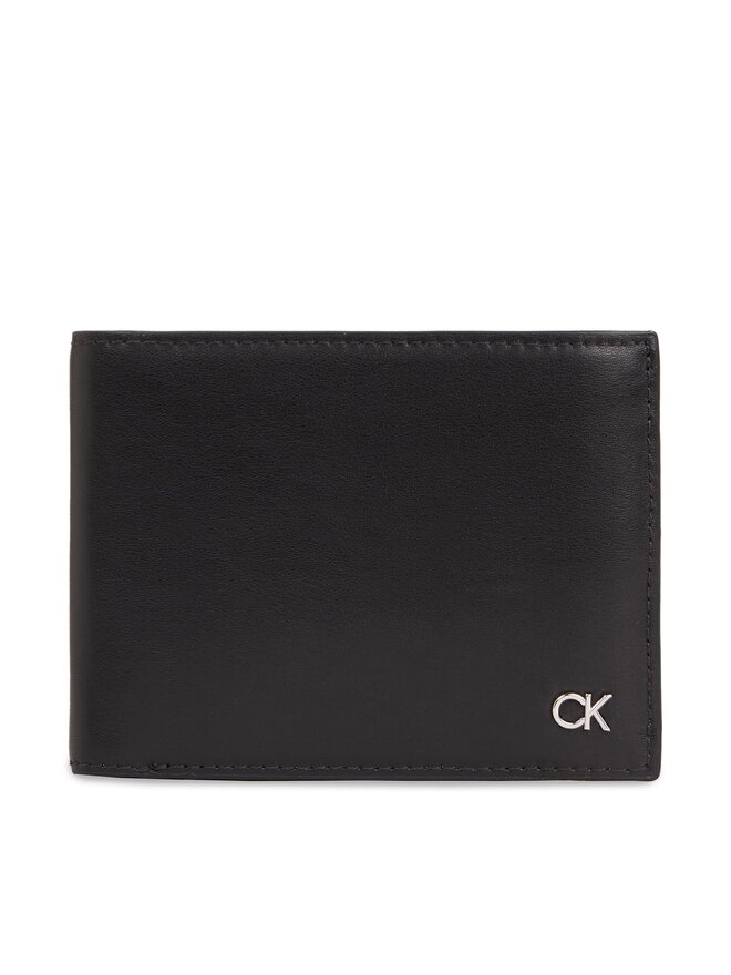 Calvin Klein Velká pánská peněženka Calvin Klein Metal Ck K50K511689 Černá