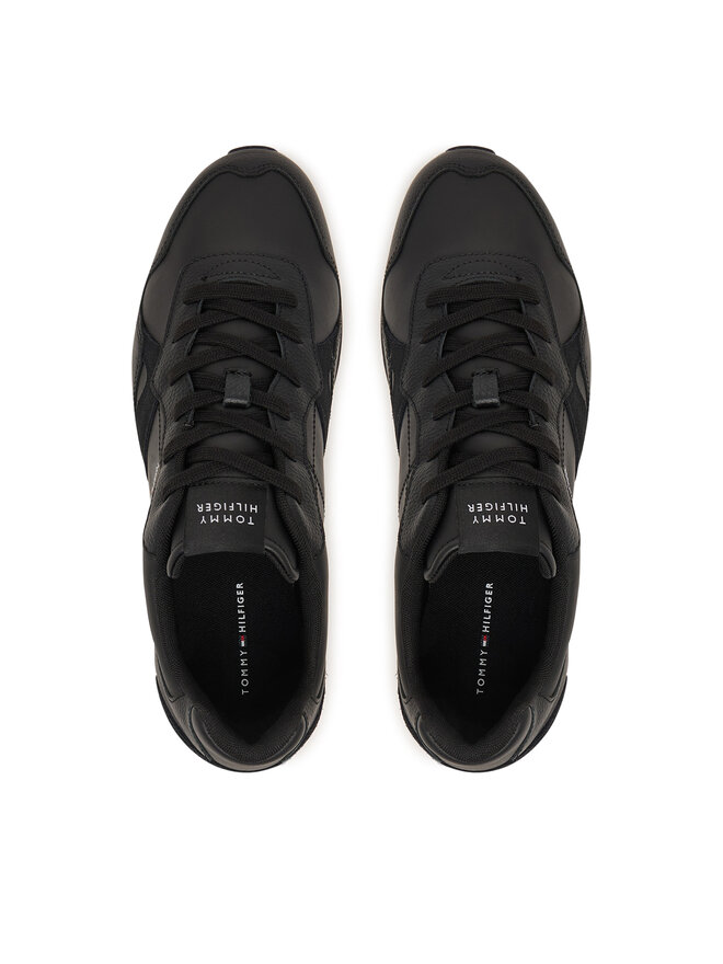 Tommy Hilfiger Sneakers Tommy Hilfiger T Hilfiger Core Lth Runner FM0FM06002 Schwarz
