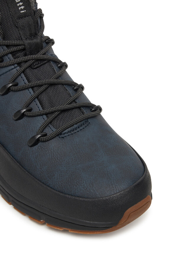 Bugatti Botines planos Bugatti 331-AOS31-5069 Azul marino