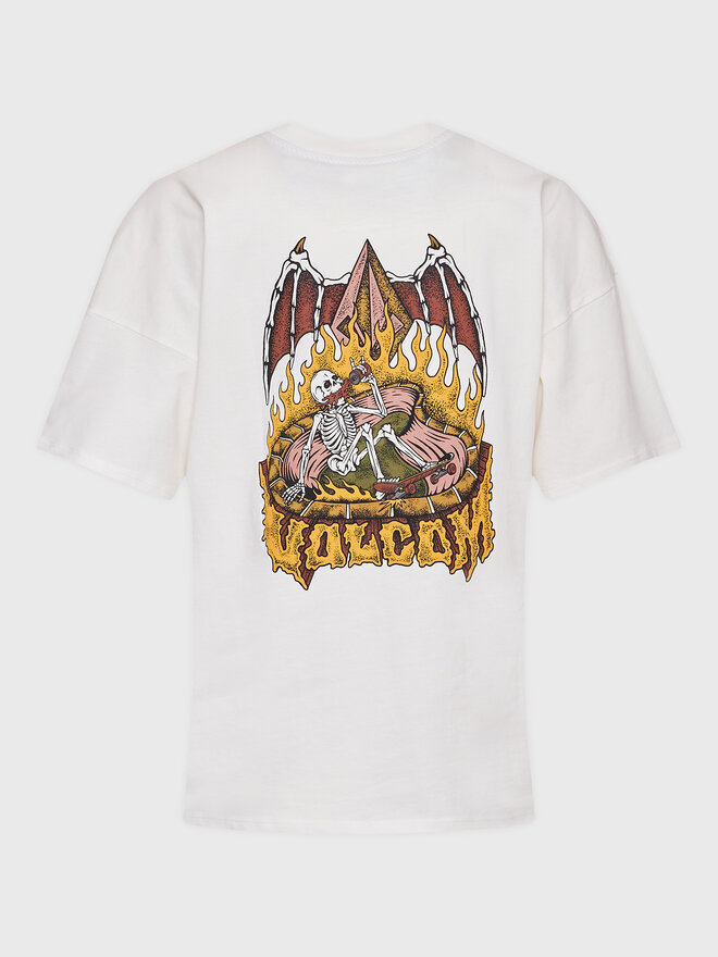 Volcom Volcom Póló Voltrip B3512312 Fehér Regular Fit