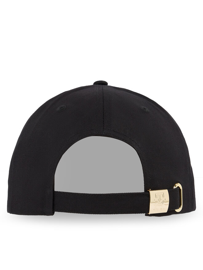 Tommy Hilfiger Cappellino Tommy Hilfiger Elevated Chic Cap AW0AW17128 Nero