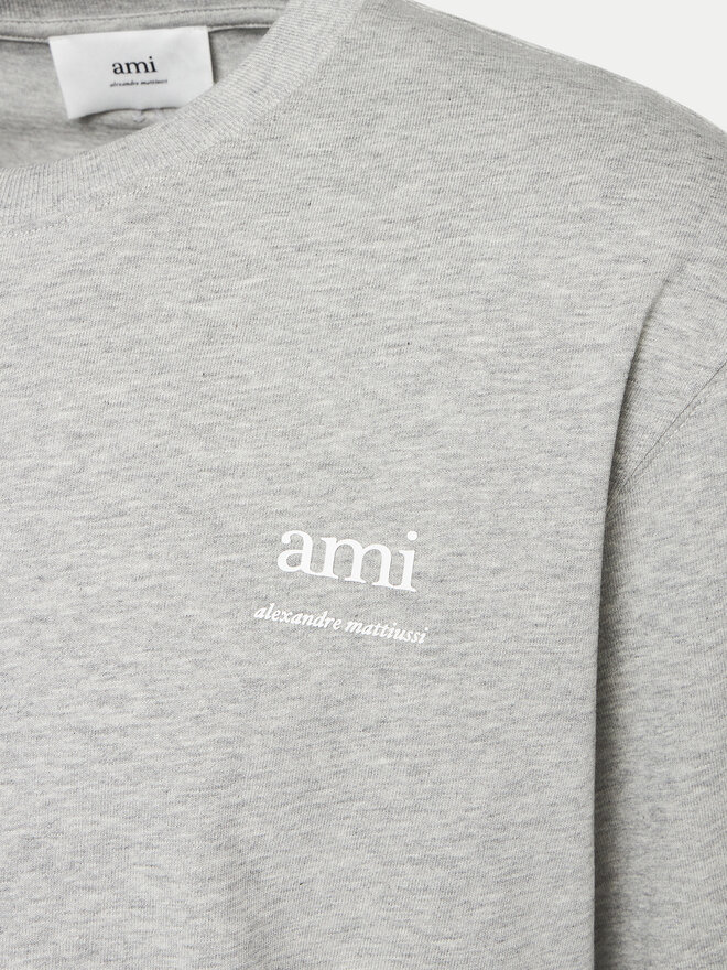 AMI PARIS AMI PARIS Футболка UTS024.726 0951 Сірий Regular Fit
