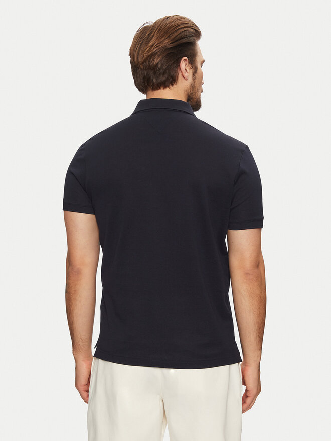 Tommy Hilfiger Tommy Hilfiger Polo marškinėliai Icon Graphic MW0MW37516 Tamsiai mėlyna Regular Fit