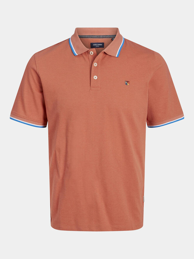 Jack&Jones Jack&Jones Pólóing Bluwin 12169064 Narancssárga Regular Fit