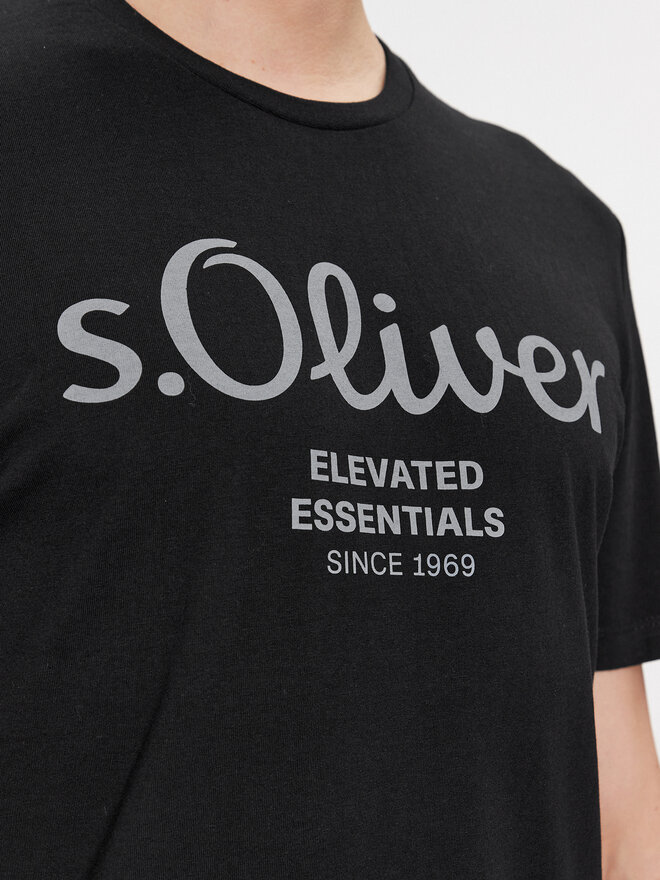 s.Oliver s.Oliver Marškinėliai 2139909 Pilka Regular Fit