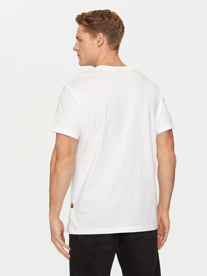 G-Star Raw G-Star Raw Marškinėliai Originals D25443-8415 Balta Regular Fit