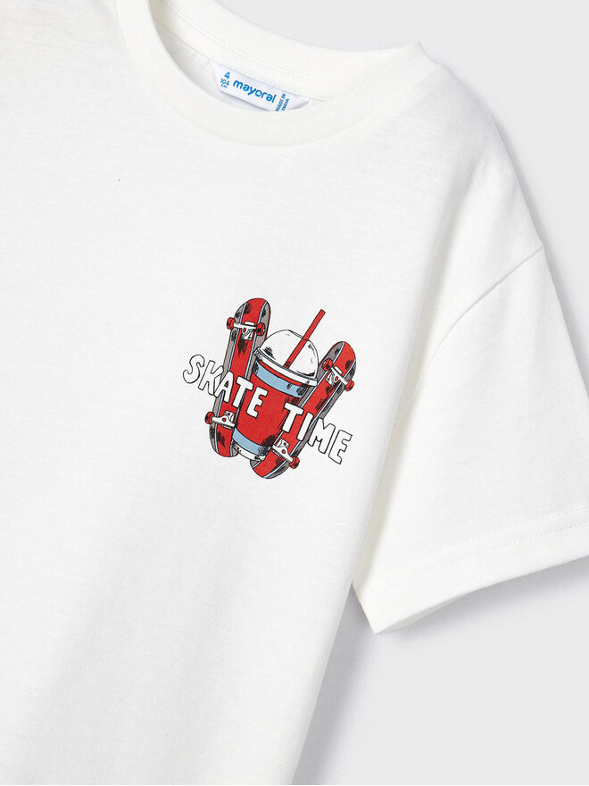 Mayoral Mayoral T-Shirt 3013 Λευκό Regular Fit
